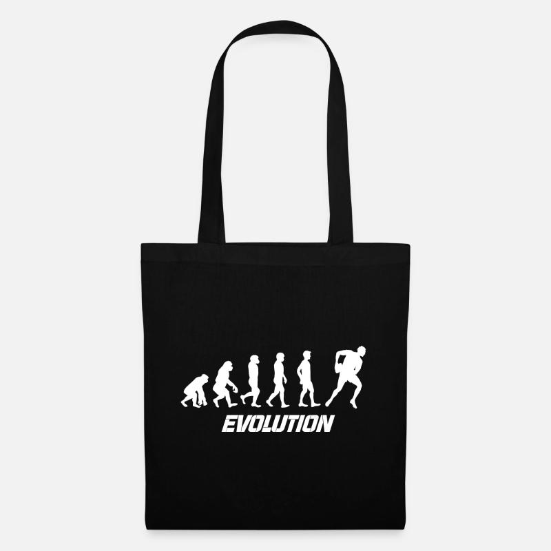 Tee shirt évolution rugby - Sac en tissu - noir