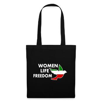 Women life freedom - Sac en tissu - noir - Devant
