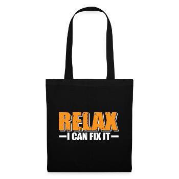 Relax I Can Fix It 15 - Tote Bag - black - Front