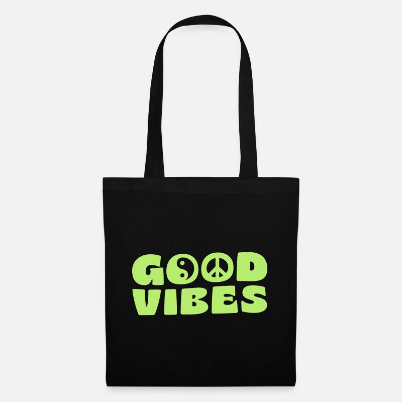 GOOD VIBES - Stoffbeutel - Schwarz