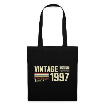 1997 Vintage Rétro Cadeau D'anniversaire 1997 - Sac en tissu - noir - Devant