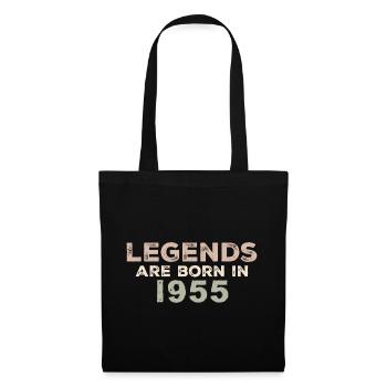 Légendes 1955 Vintage rétro anniversaire Original - Sac en tissu - noir - Devant