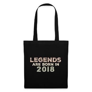 Légendes 2018 Vintage Rétro Anniversaire Original - Sac en tissu - noir - Devant
