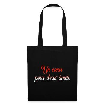 Heart for Two Molten Souls - Tote Bag - black - Front