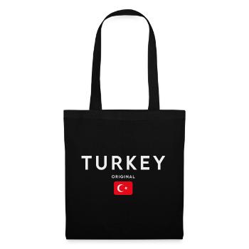 Flag of Turkey, Turkish Pride - Tote Bag - black - Front