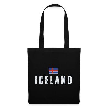 Icelandic Pride, Icelandic flag - Tote Bag - black - Front