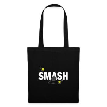 Look de terrain de sport de puissance Padel Smash - Sac en tissu - noir - Devant