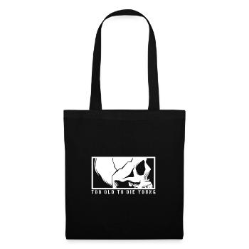 TOO OLD TO DIE YOUNG Skull Skeleton Rocker - Tote Bag - black - Front