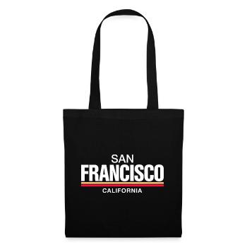 San Francisco California Retro - Tote Bag - black - Front