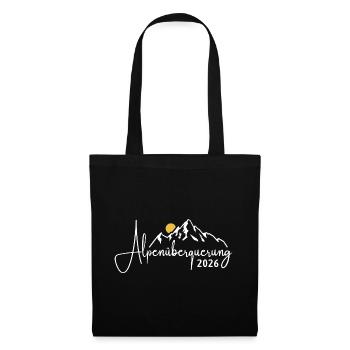 Traversée des Alpes 2026 - Randonnée - Sac en tissu - noir - Devant
