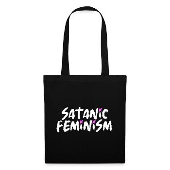 Satanic Feminism – Dark Statement Feminismus - Stoffbeutel - Schwarz - Vorne