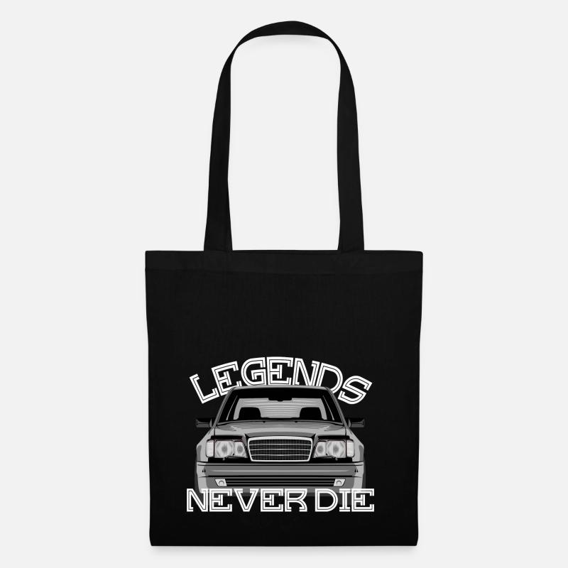 W124 legends never die - Stoffbeutel - Schwarz