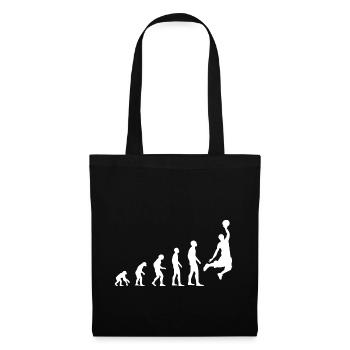 Evolution du basket - Sac en tissu - noir - Devant