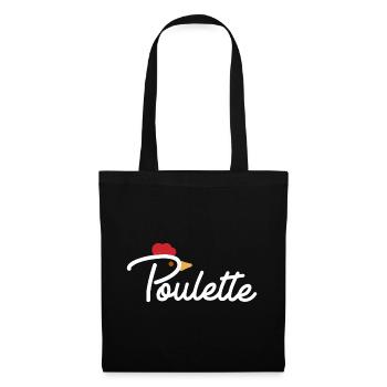 Poulette - Sac en tissu - noir - Devant