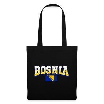 Fan de Bosnie - Sac en tissu - noir - Devant