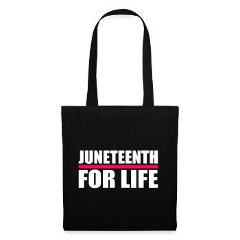juneteenth - Tote Bag - black - Front
