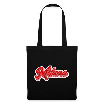 Milano Retro Lettering - Tote Bag - black - Front