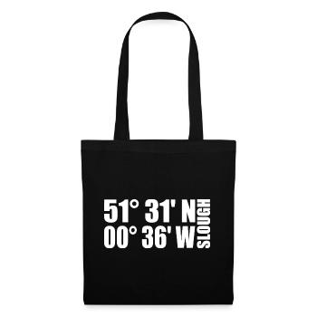 Slough Coordinates - Tote Bag - black - Front