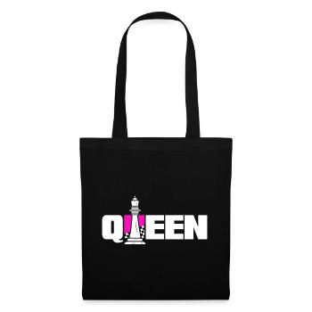 Chess Checkmate Chess player is chess queen - Tote Bag - black - Front