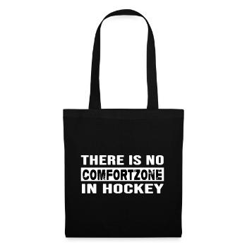 Field hockey Hockey "No Comfortzone In Hockey" - Tote Bag - black - Front