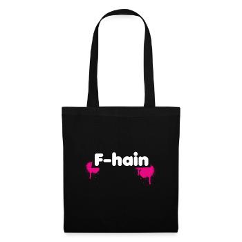 F-Hain Berlin - Sac en tissu - noir - Devant