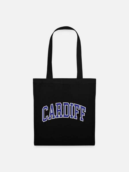 Cardiff - Stoffbeutel - Schwarz
