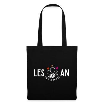 Les Bee An,Lesbian funny pride - Tote Bag - black - Front