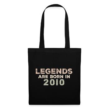 Légendes 2010 Vintage rétro anniversaire Original - Sac en tissu - noir - Devant