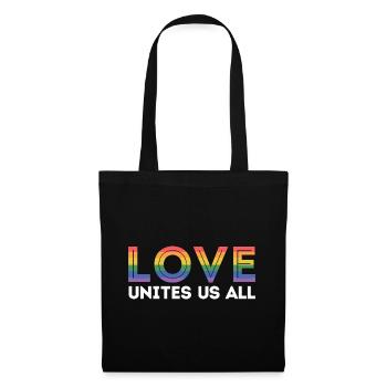 LGBT Pride Month - Love unite us all - Tote Bag - black - Front