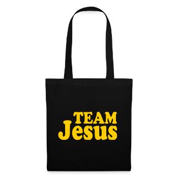 Team jesus - Tote Bag - black - Front
