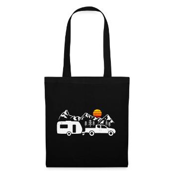 Camping Caravane Camping-car Camping Vacances - Sac en tissu - noir - Devant