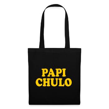 Papi chulo - Stoffbeutel - Schwarz - Vorne