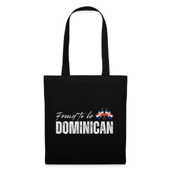 Fier dominicain - Sac en tissu - noir - Devant