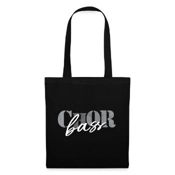 Basse de chœur - Sac en tissu - noir - Devant