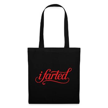 I farted - Funny Gen Alpha Logo - Tote Bag - black - Front