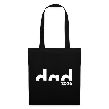 Dad Est. 2026 | Vater | Vatertag - Stoffbeutel - Schwarz - Vorne