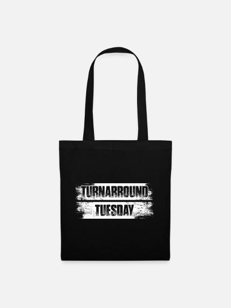 Turnarround tuesday Aktienmarkt Börse Trader - Stoffbeutel - Schwarz
