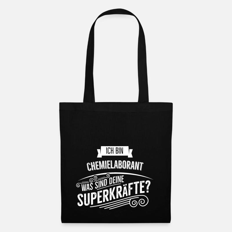 Chemielaborant - Stoffbeutel - Schwarz