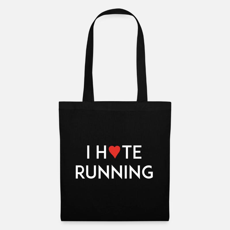 I Love/Hate Running - Tote Bag - black
