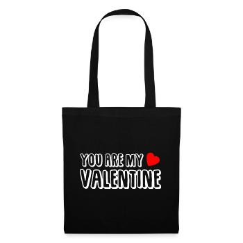 You are my Valentine - Tote Bag - black - Front