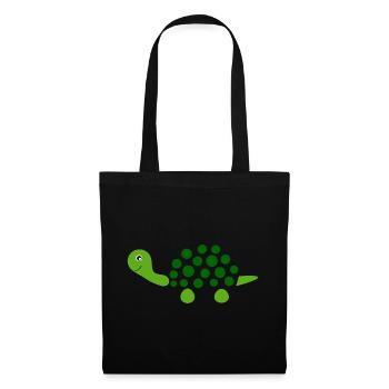 Tortue Tortues - Sac en tissu - noir - Devant