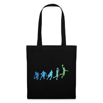 Basketball Player Dunking Basketball Player Sequence - Tote Bag - black - Front