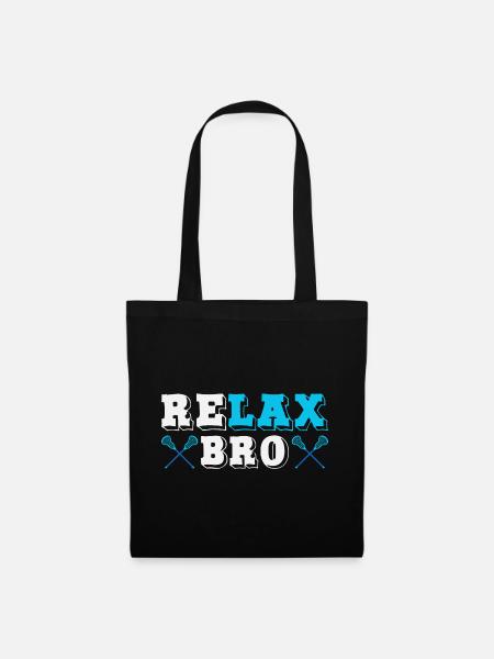 Realx Bro Lacrosse Player - Stoffbeutel - Schwarz