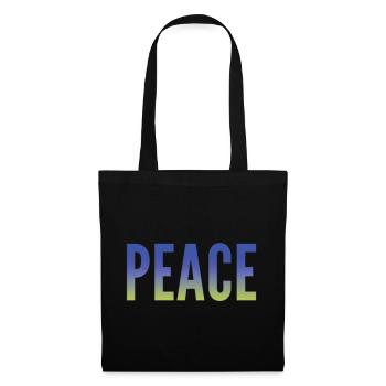 Paix - Sac en tissu - noir - Devant