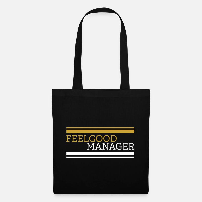 Feelgood manager tshirt - Stoffbeutel - Schwarz