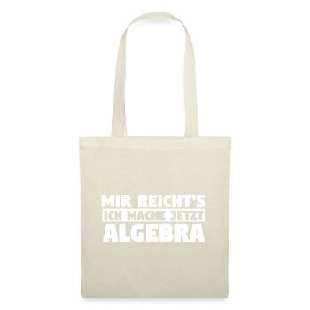 Mathematik Mathe Rechnen Algebra - Stoffbeutel - Natur - Vorne