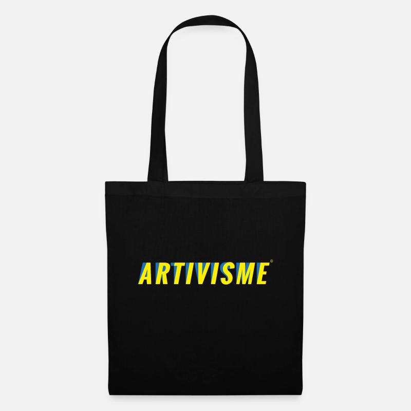 Science-Fiction-Artivismus - Stoffbeutel - Schwarz