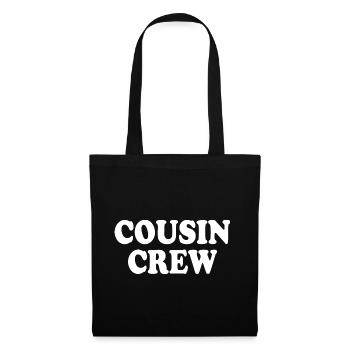 Cousin crew - Stoffbeutel - Schwarz - Vorne