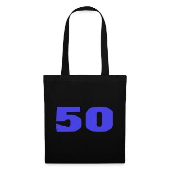 50. 50 YEARS. 50th ANNIVERSARY. 50TH ANNIVERSARY. - Tote Bag - black - Front