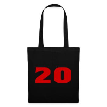 20. 20 YEARS. 20th ANNIVERSARY. 20TH ANNIVERSARY. - Tote Bag - black - Front